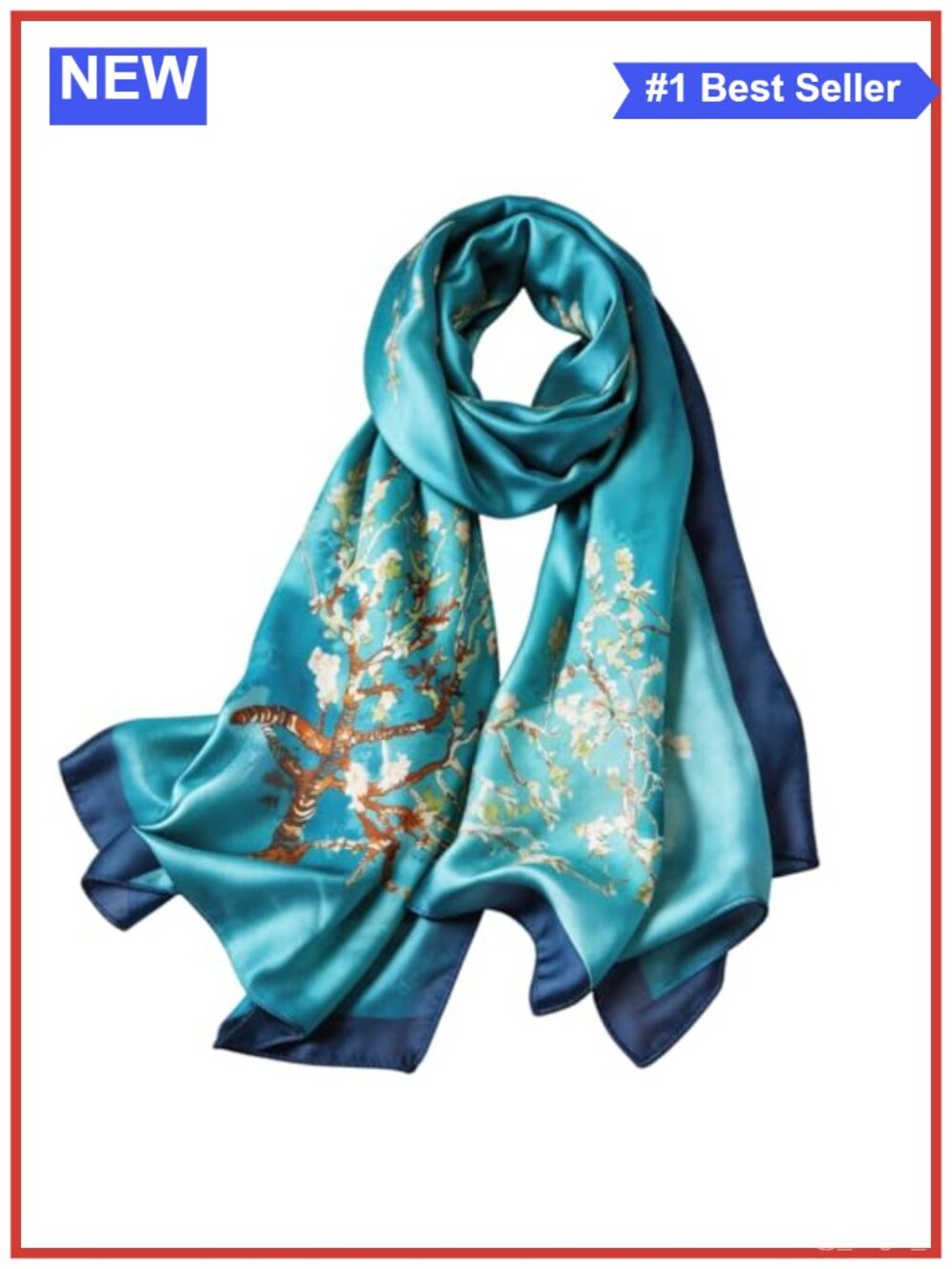 Silk Feeling Oversized Shawl Scarf Lightweight Satin Wrap Women Hijab